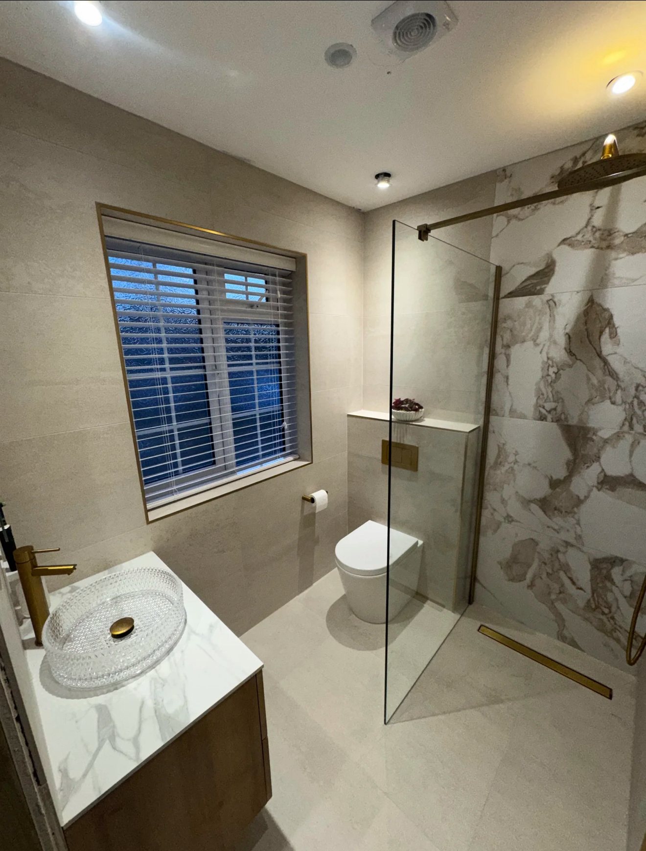 Luxury bathroom installation by Haslemere Bathrooms & Plumbing